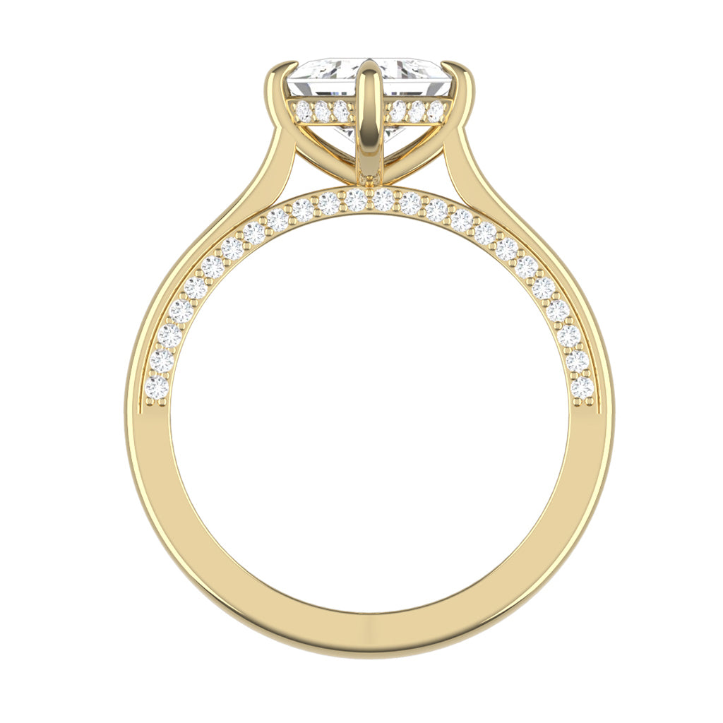 14KY Hidden Sparkles Ring
