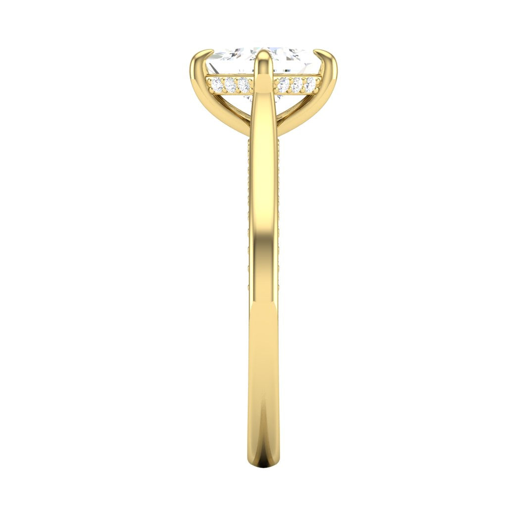 14KY Hidden Sparkles Ring