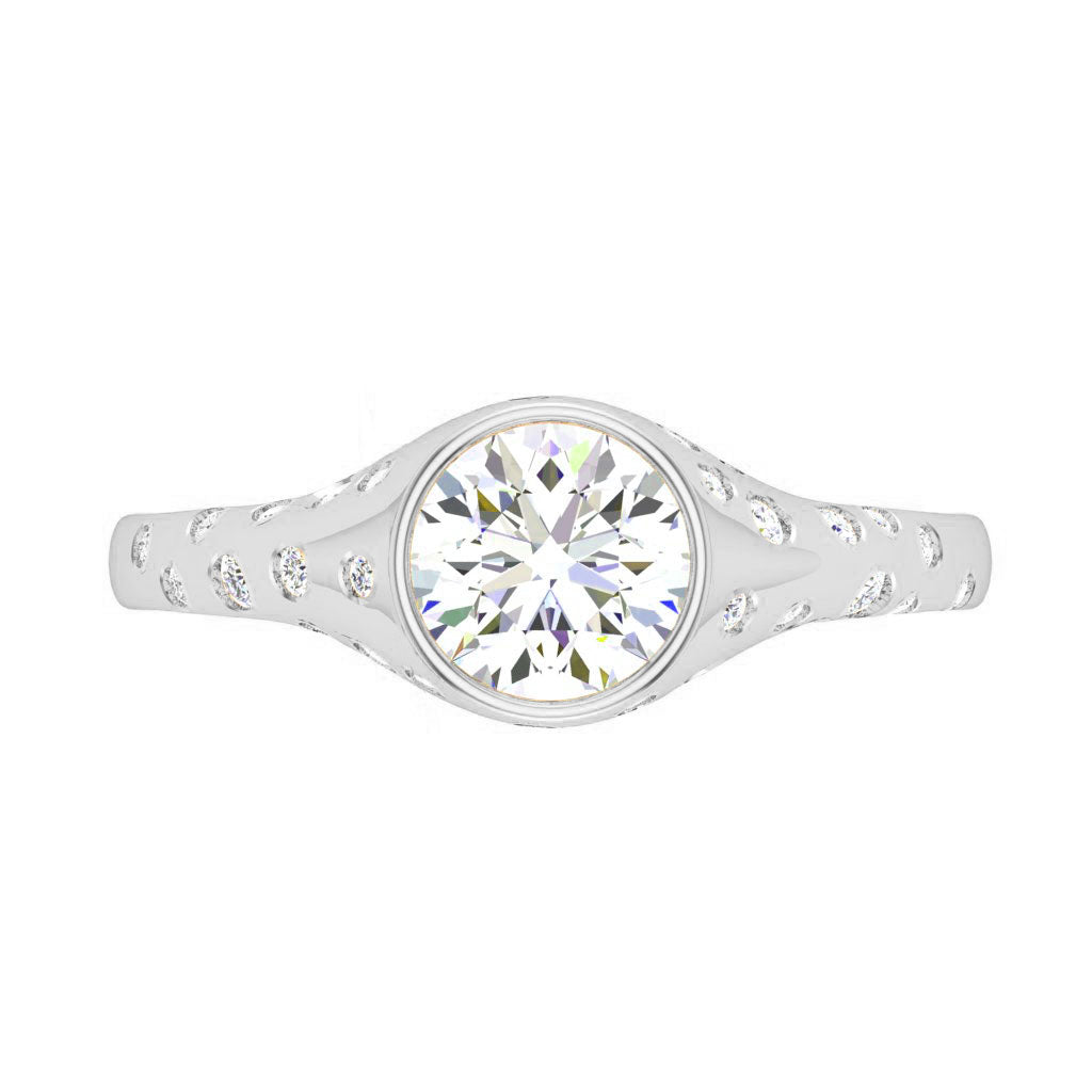 14KW Starry Night Ring