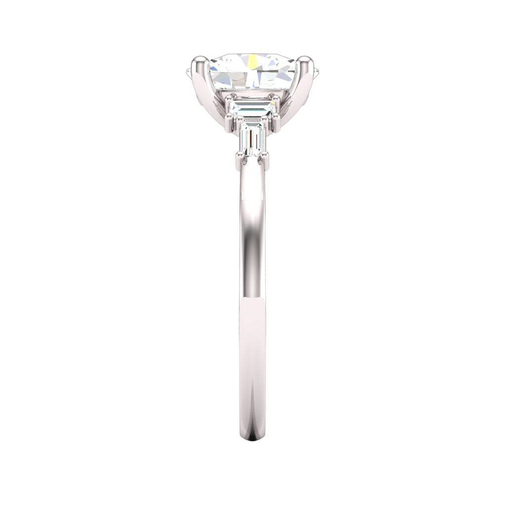 14KW French Baguette Ring