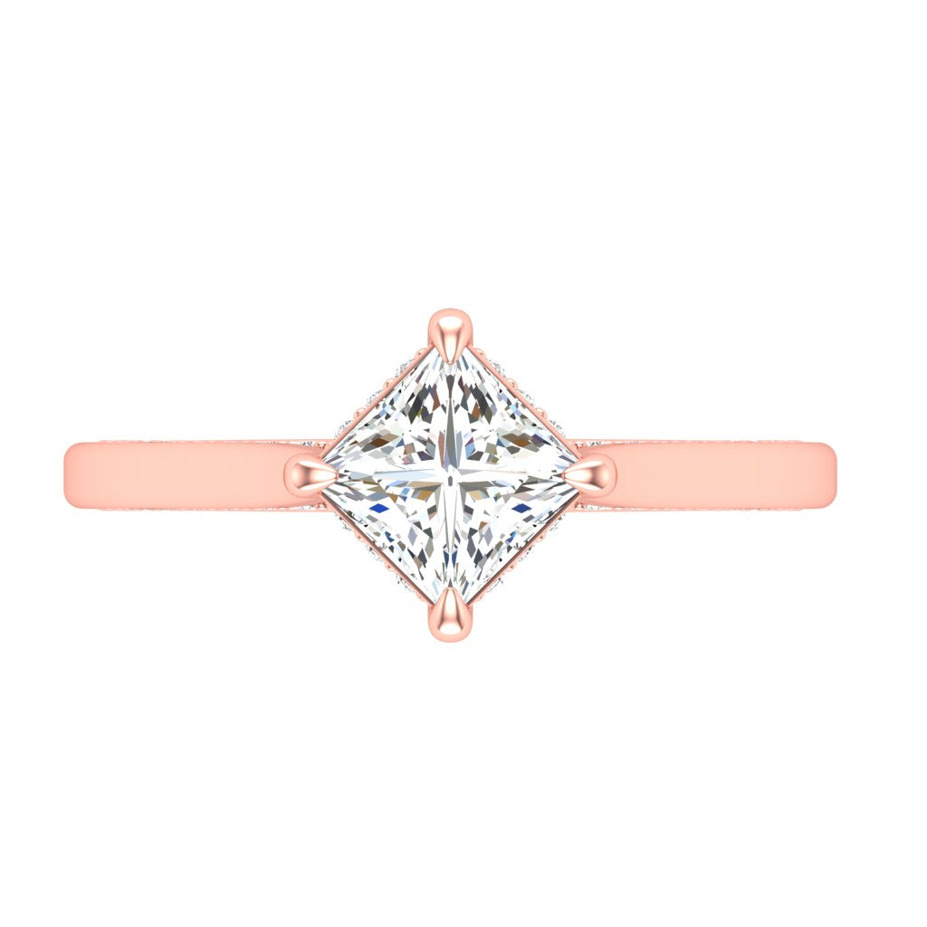 14KR Hidden Sparkles Ring