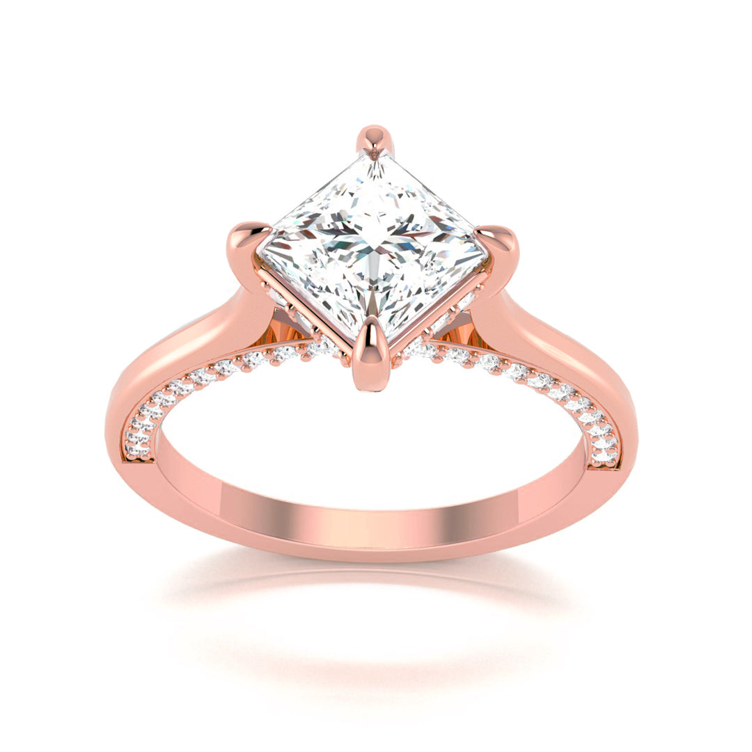 14KR Hidden Sparkles Ring