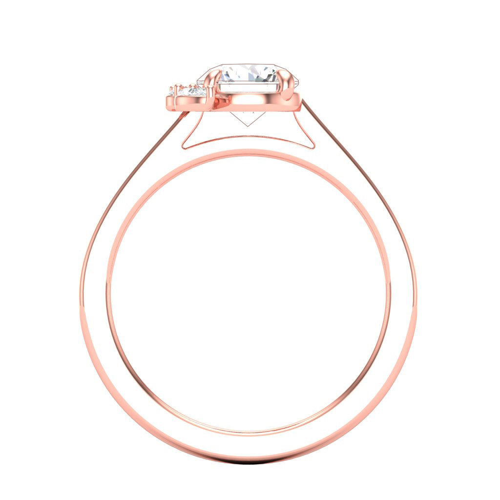 14KR Pear Whisp Ring