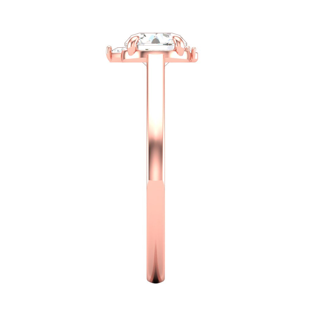 14KR Pear Whisp Ring