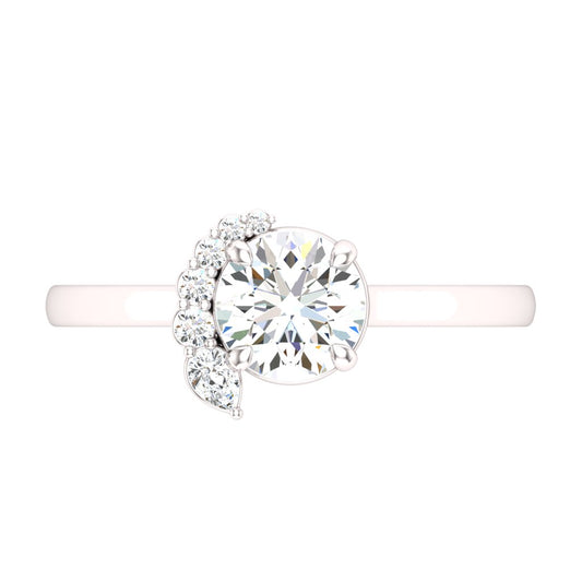 14KW Pear Whisp Ring