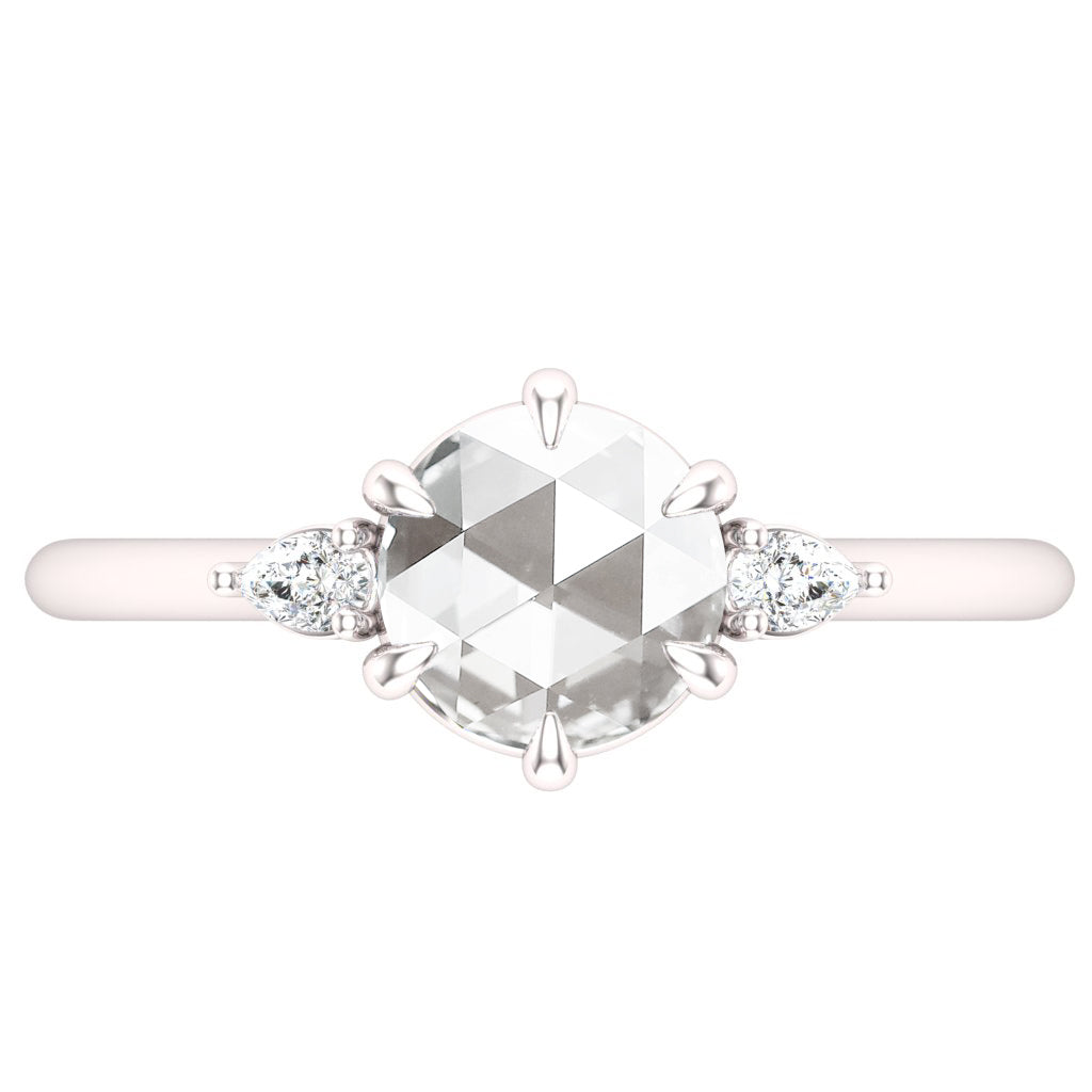 14KW Rose All Day Ring
